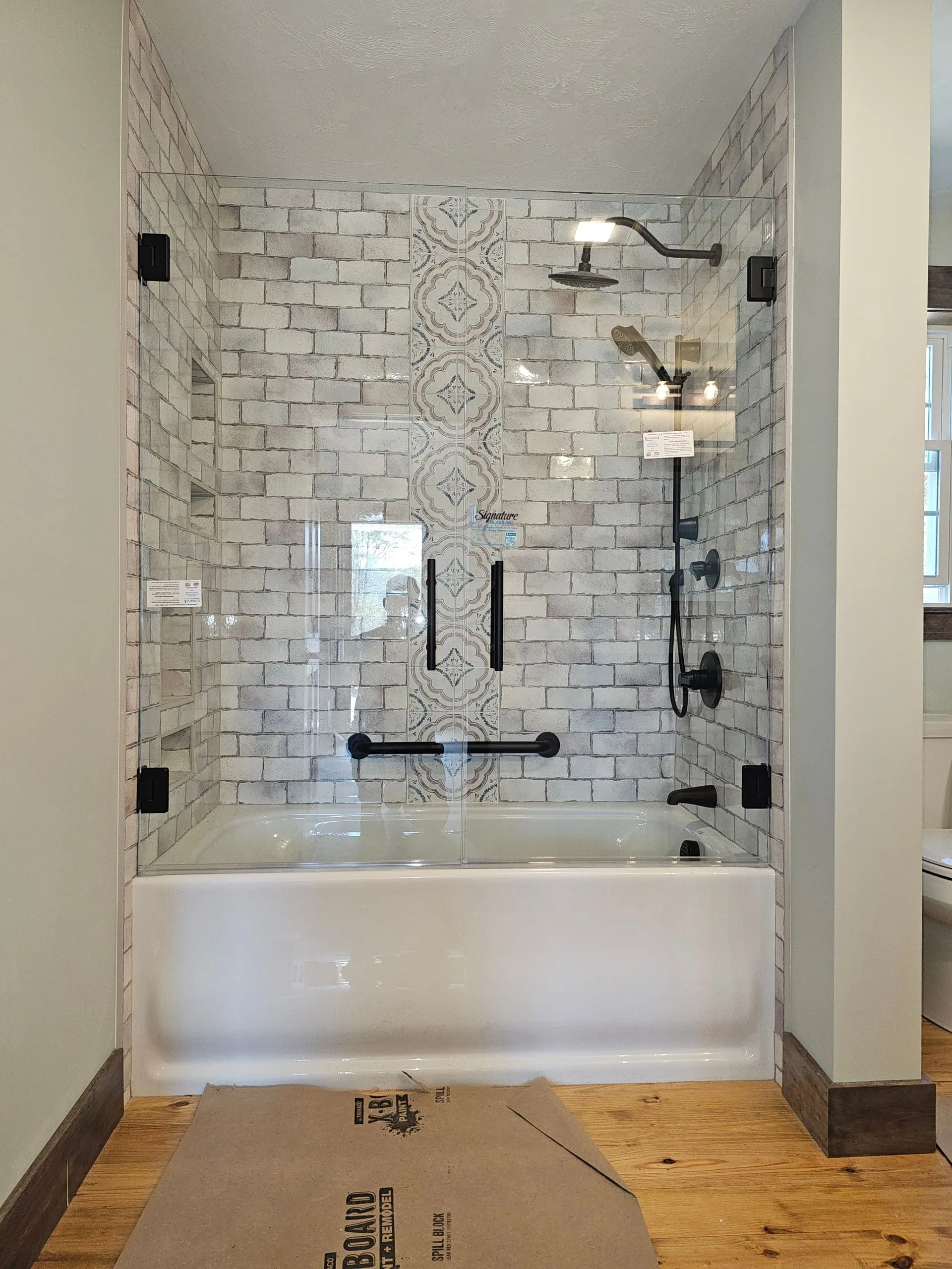 Tub Enclosures with Hinged Doors — project 4