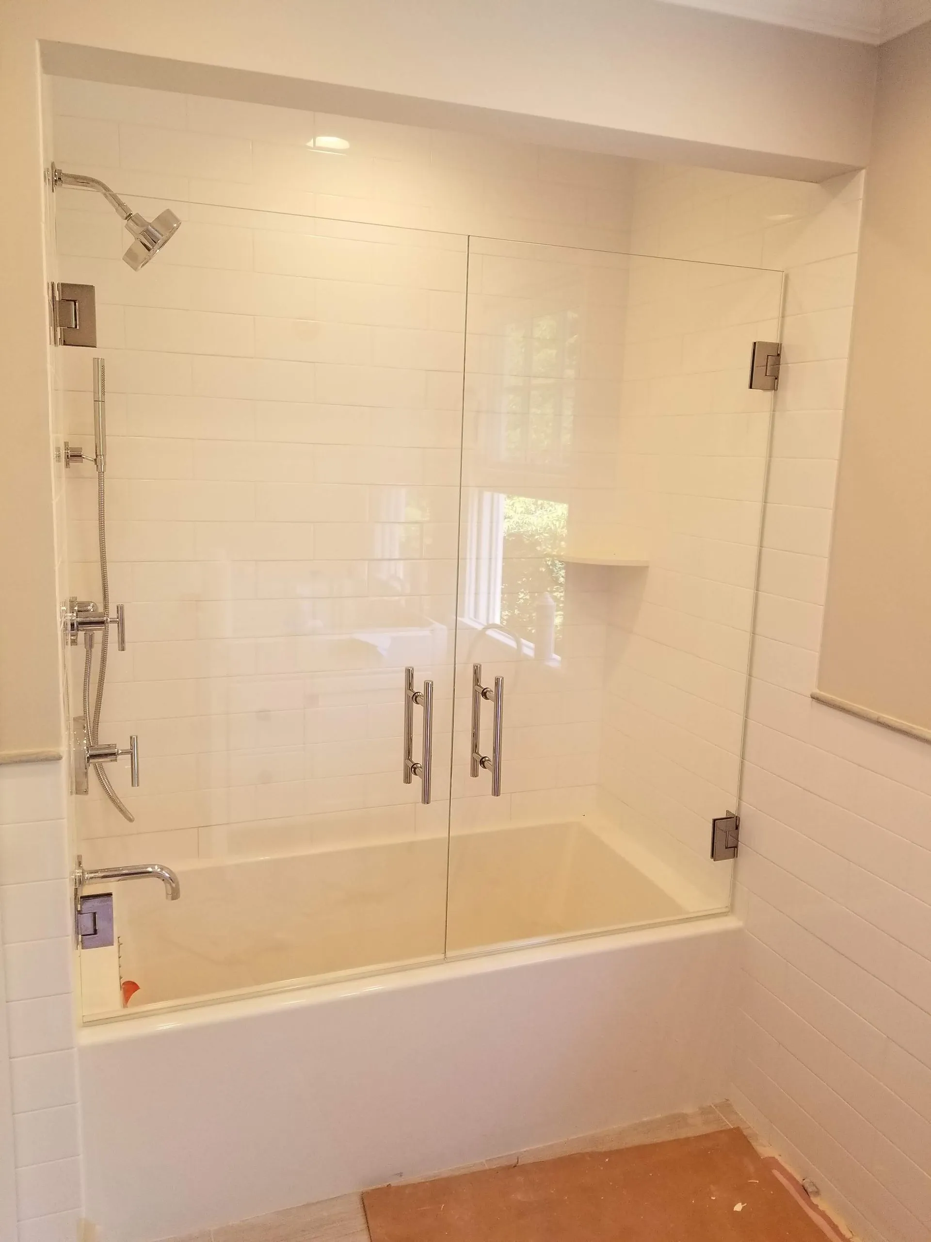 Tub Enclosures with Hinged Doors — project 7