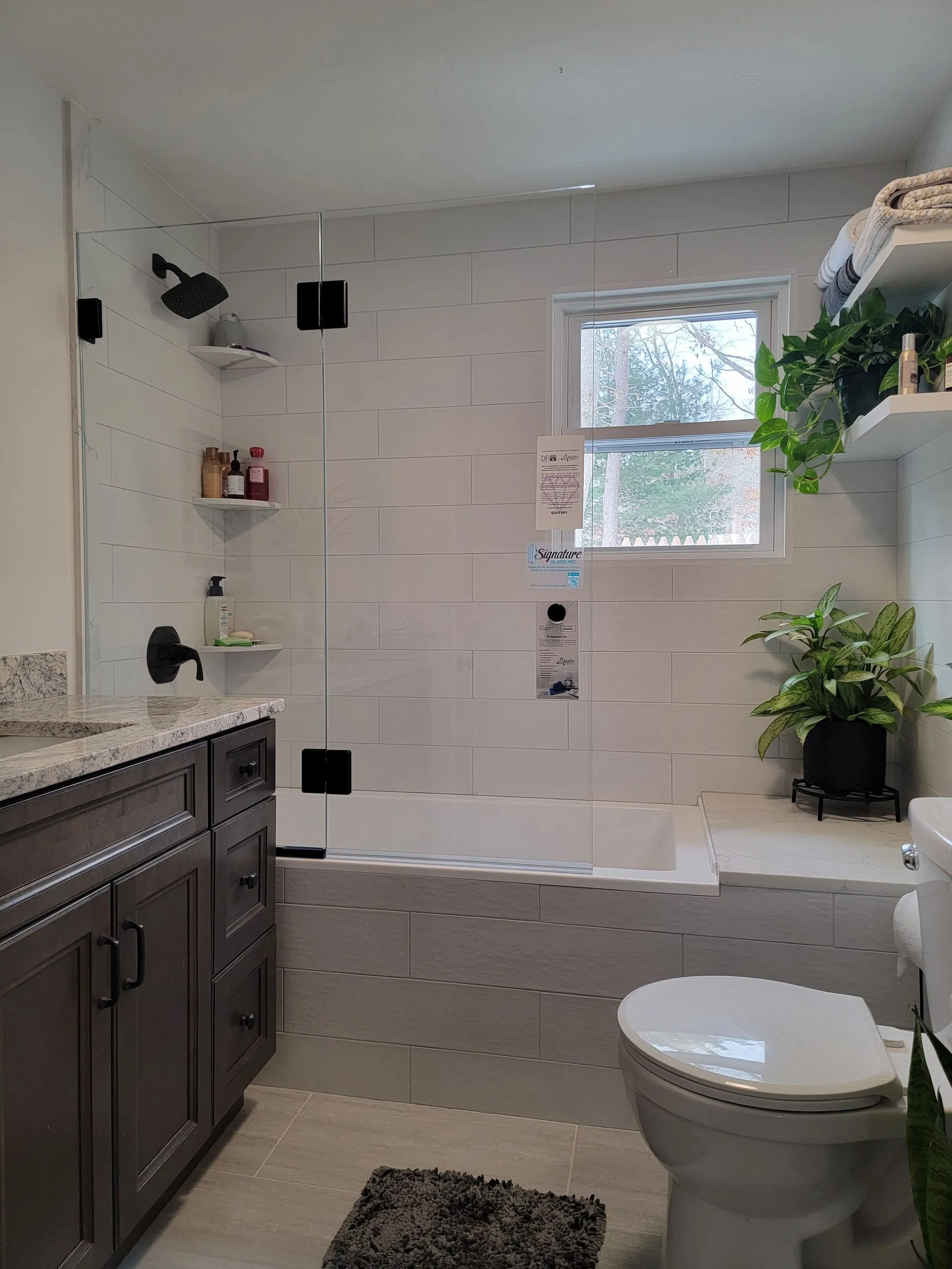 Tub Enclosures with Hinged Doors — project 17