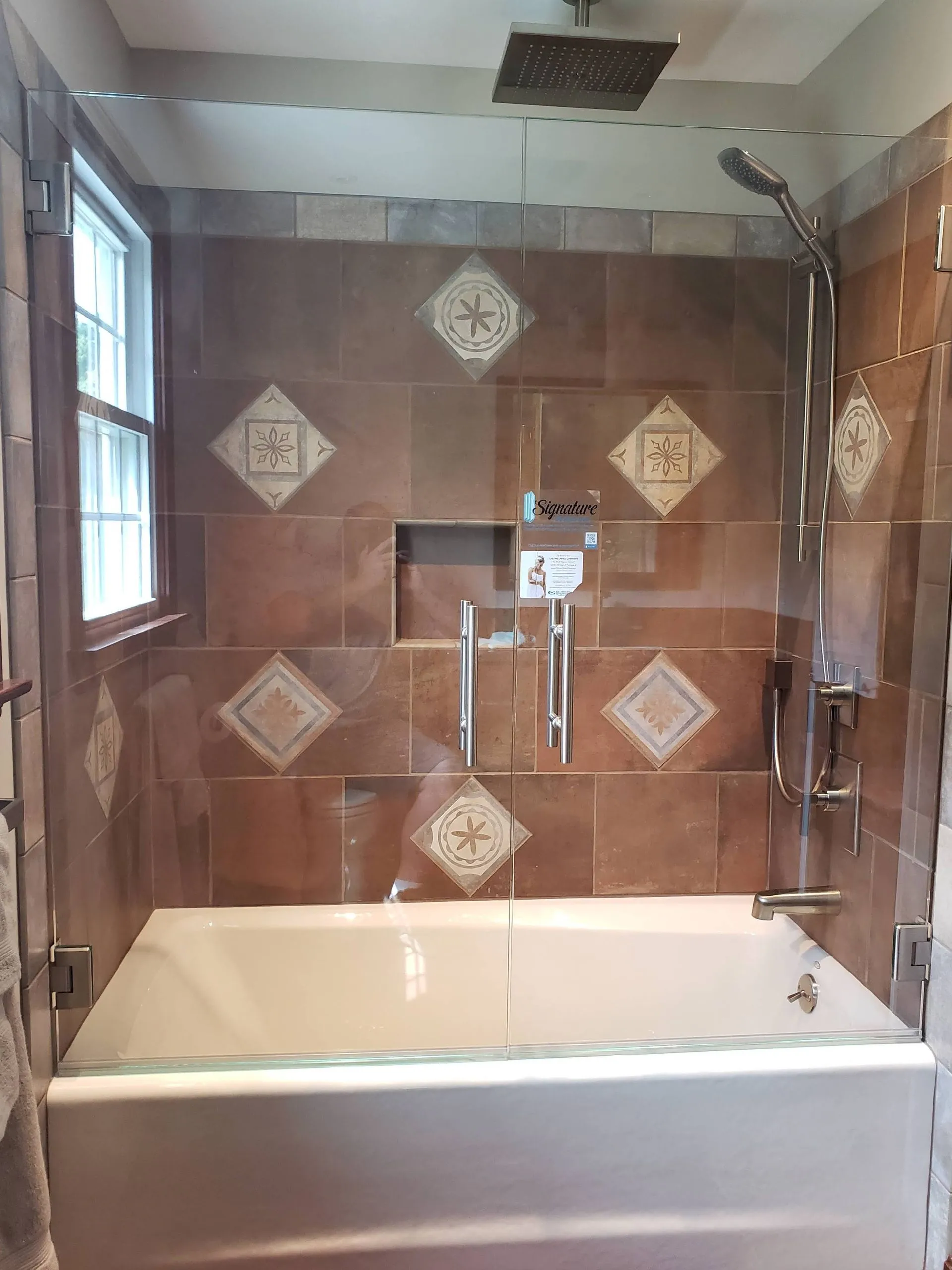 Tub Enclosures with Hinged Doors — project 10